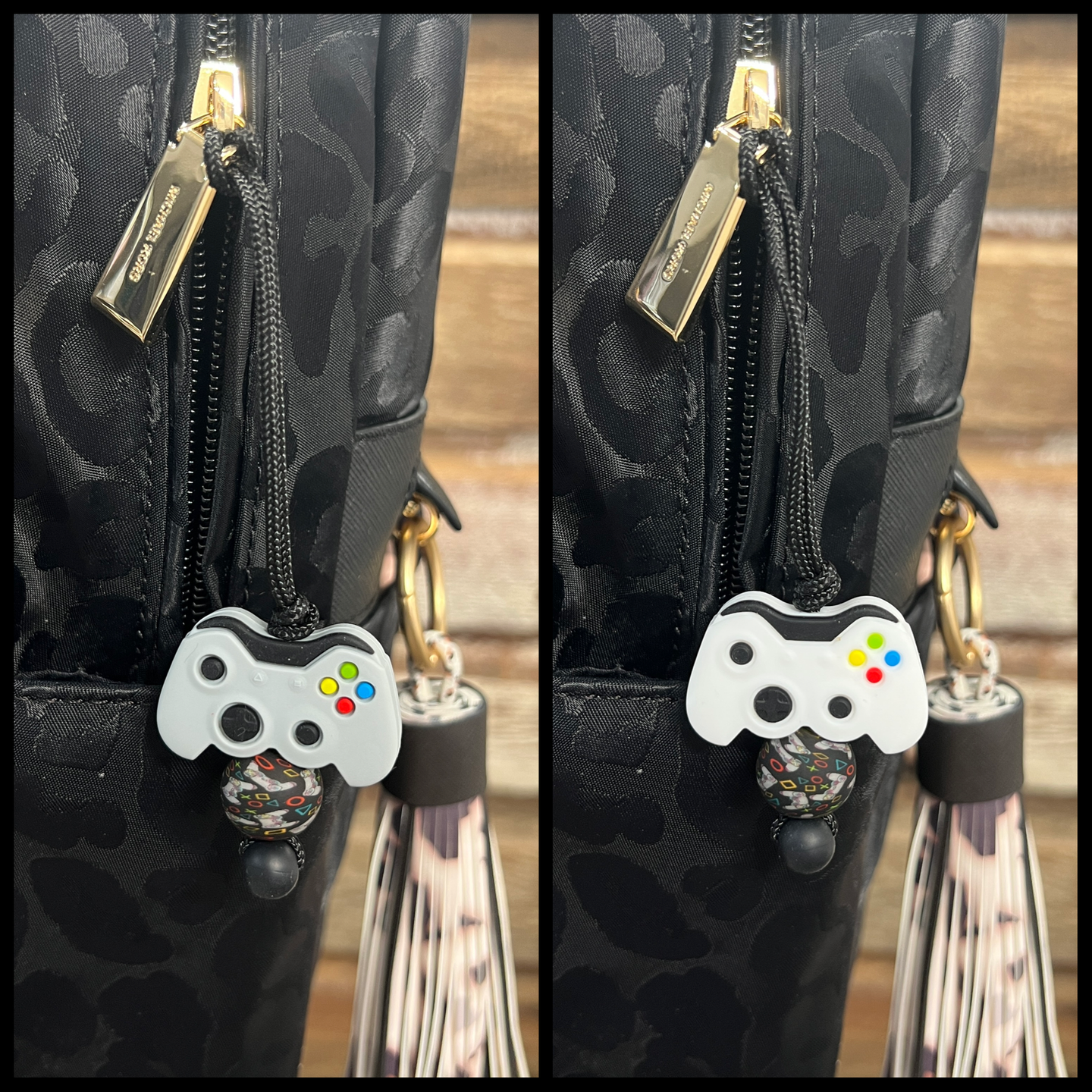 Game Controller Zipper Charm